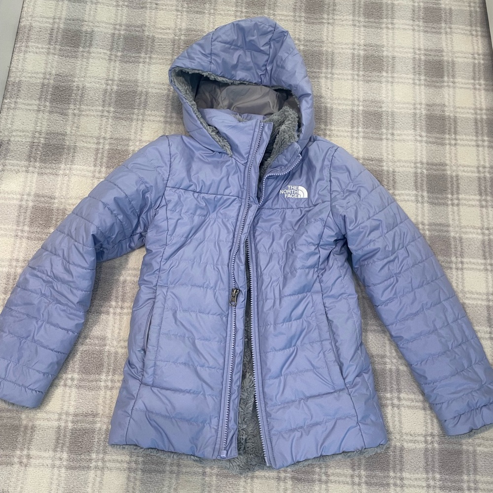 Northface Girls Size 7/8 hooded Jacket